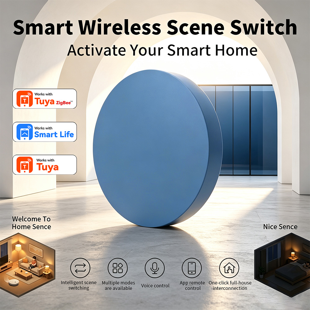 Smart Accessories - Умная кнопка сценариев Zigbee, совместимая с