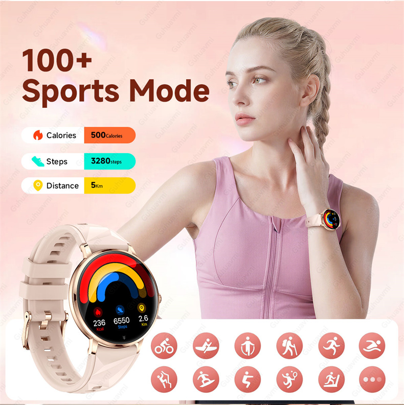 Новые модные женские умные час – обзор и цена Smartwatch Custom